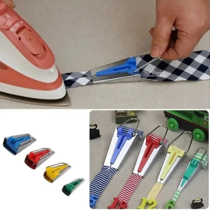 1Pc 3 Sizes Splicing Cloth Bias Tape Maker Fabric Binding Tool DIY Sewing Quilting Craft Accessories