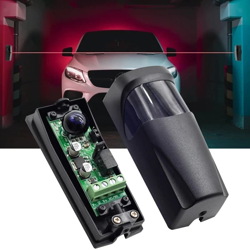 infrared photocell, gate sensor, infrared detector, garage door sensor, automatic gate safety