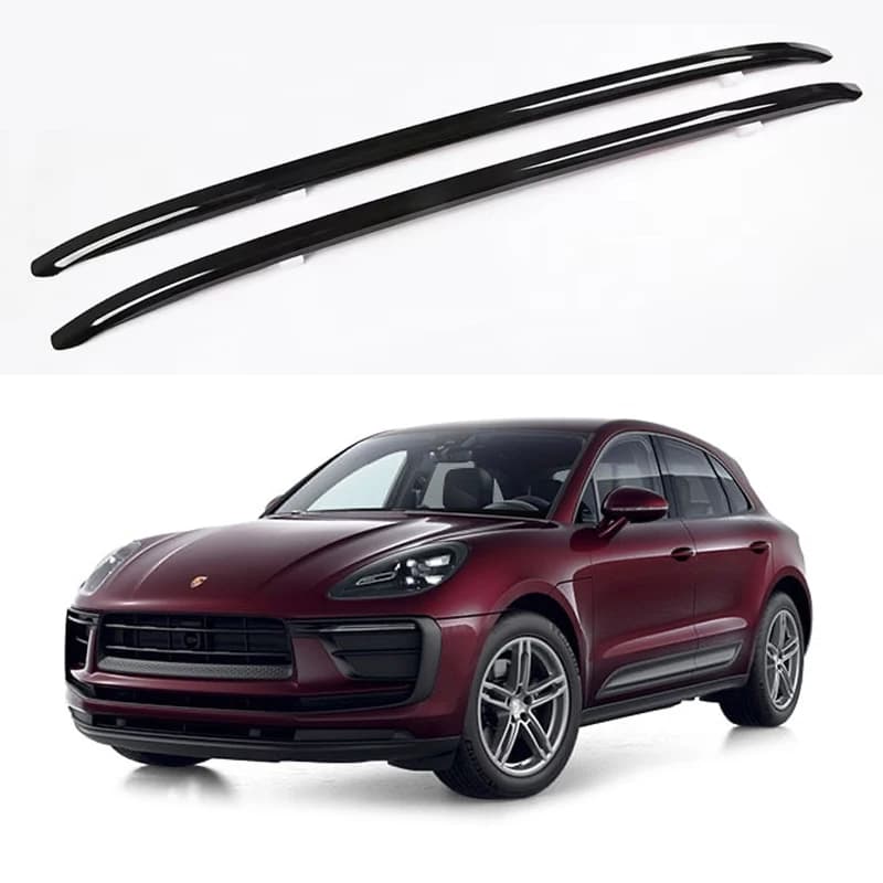 Portapacchi per auto in stile OEM per Porsche Macan Turbo S GTS 2019-2025 Guide Bar Portapacchi Bar top Cross bar Rack Rail Box