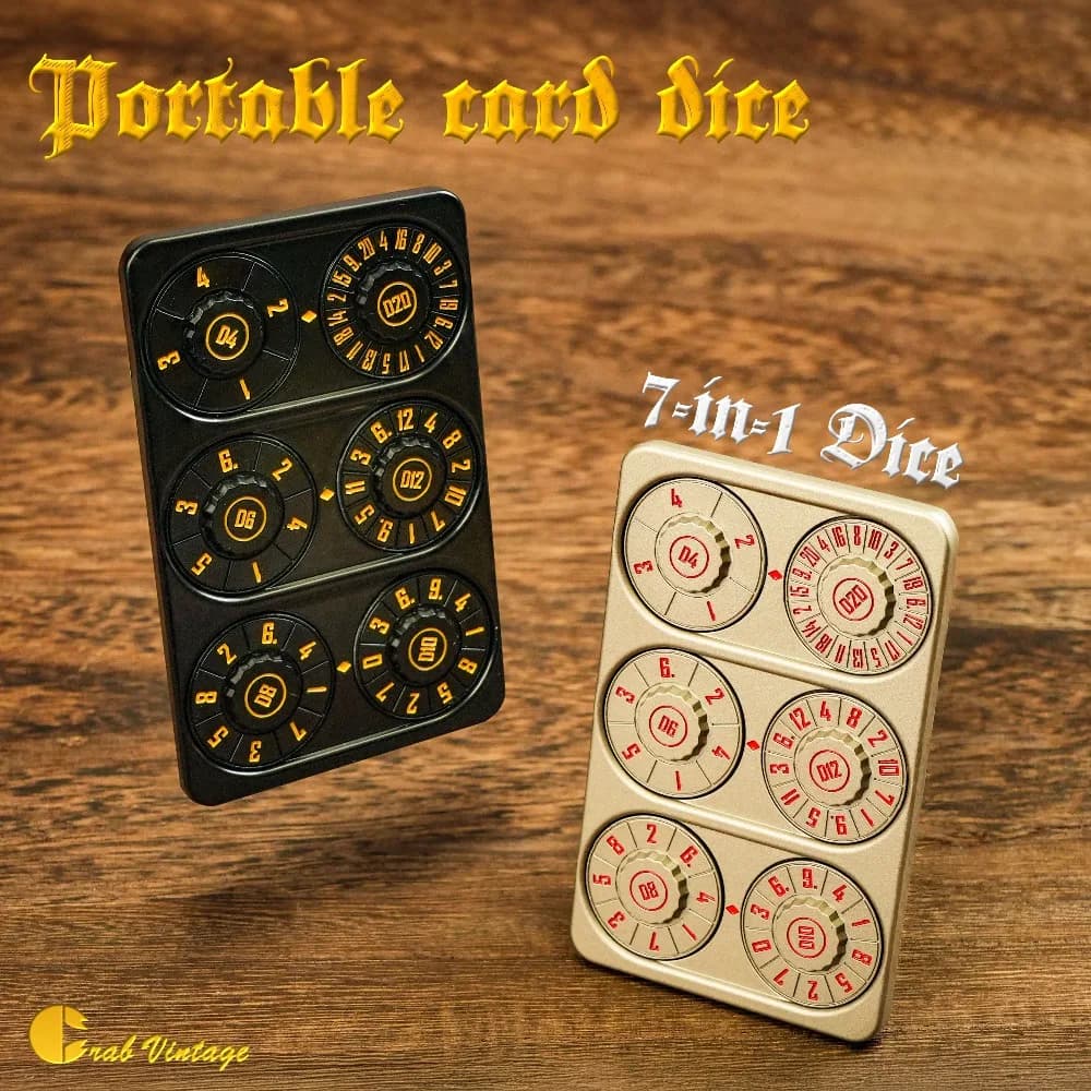 Dado in Metallo Girevole Multifaccia, Giocattolo Antistress Fidget Spinner