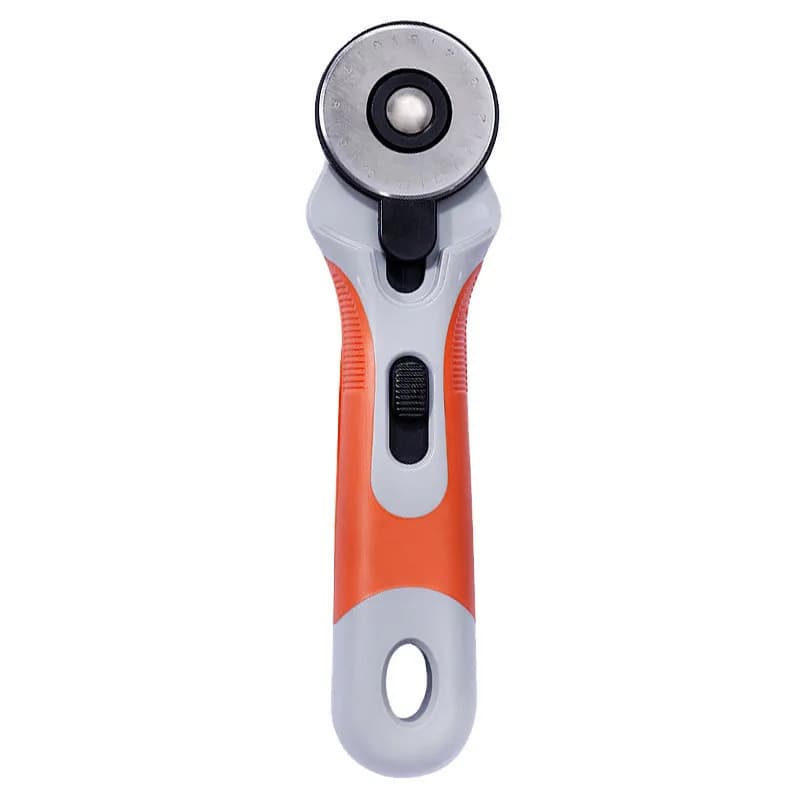 Taglierina rotativa per tessuti da 45 mm per carta in tessuto, carta, cucito, rullo per quilting, taglio in tessuto, forbici da sarto, strumento per abiti, creazione di vestiti