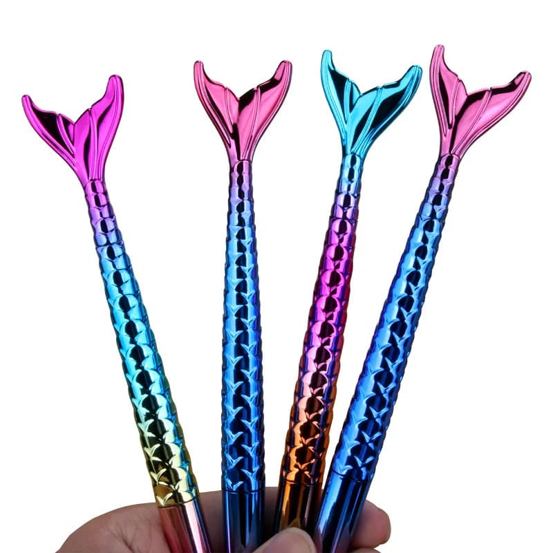 Cancelleria di Lytwtw Carino Kawaii Bella Sirena Materiale scolastico per ufficio Penna gel creativa colorata
