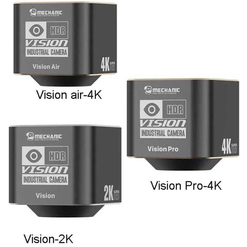 Mechanic Vision Air Pro 4K Fotocamera per microscopio industriale Ultra alta definizione per la riparazione della saldatura PCB del telefono cellulare