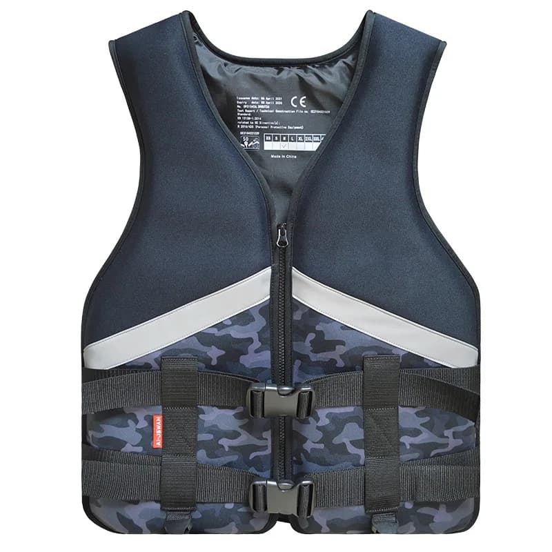 Giubbotto di Salvataggio in Neoprene per Adulti e Bambini, Gilet Galleggiante, Sport Acquatici, Nuoto, Gilet per Barca e Deriva