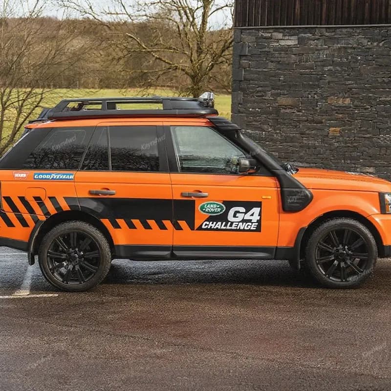Accessori esterni fuoristrada 4x4, kit snorkel con presa d'aria rialzata per Land Rover 2005-2009 Range Rover L320 Sport 1 G4 Challenge