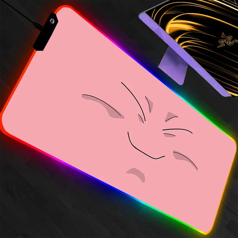 Tappetino per mouse RGB Accessori da gioco per gamer Dragon Ball Varmilo Tappetino per tastiera PC Tappetino per scrivania Tappetino per mouse con retroilluminazione a LED
