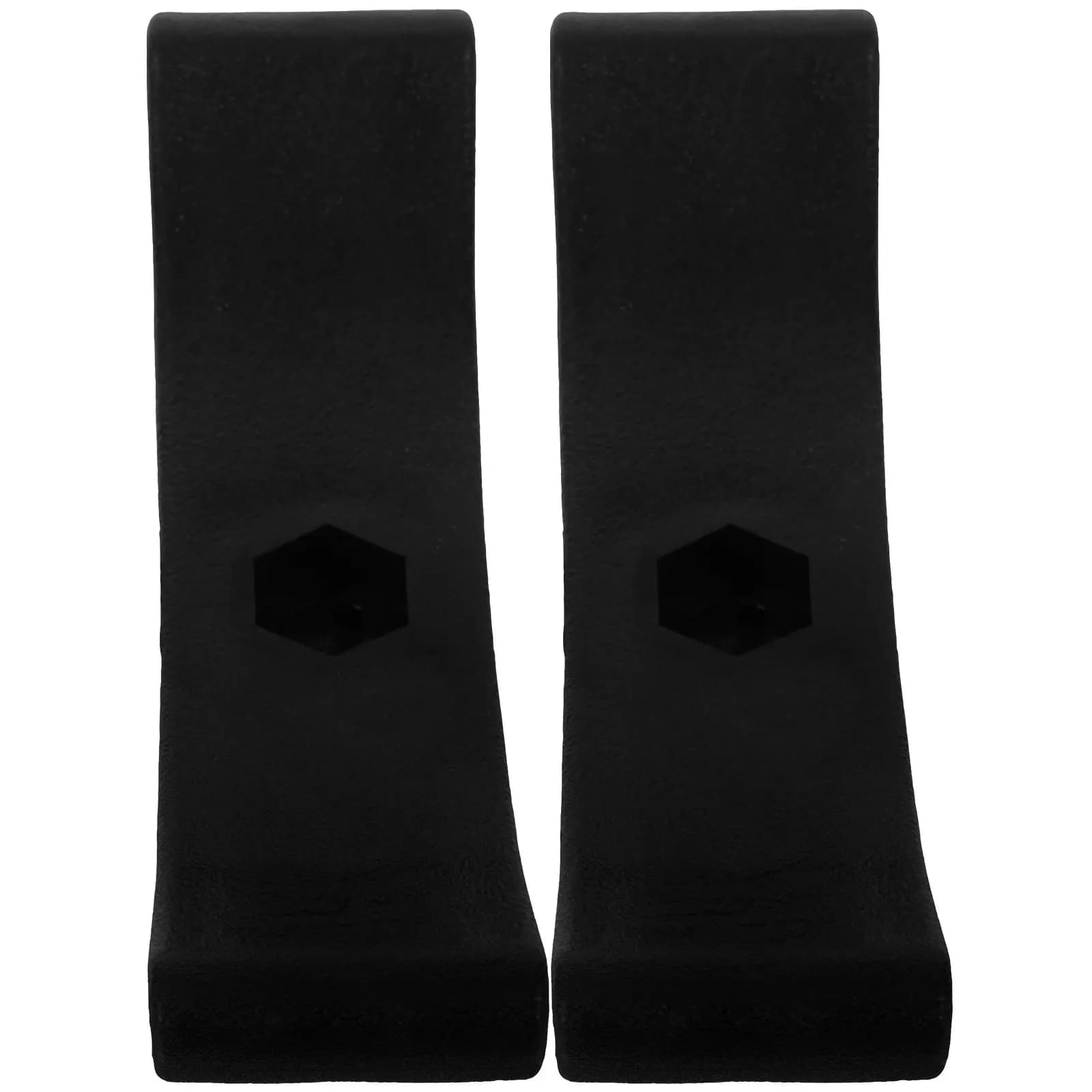2 Pezzi Supporto per Manubri in Plastica Rinforzata, Porta Manubri per Palestra e Casa, Cuscinetto per Barra Pesi, Sollevamento Pesi