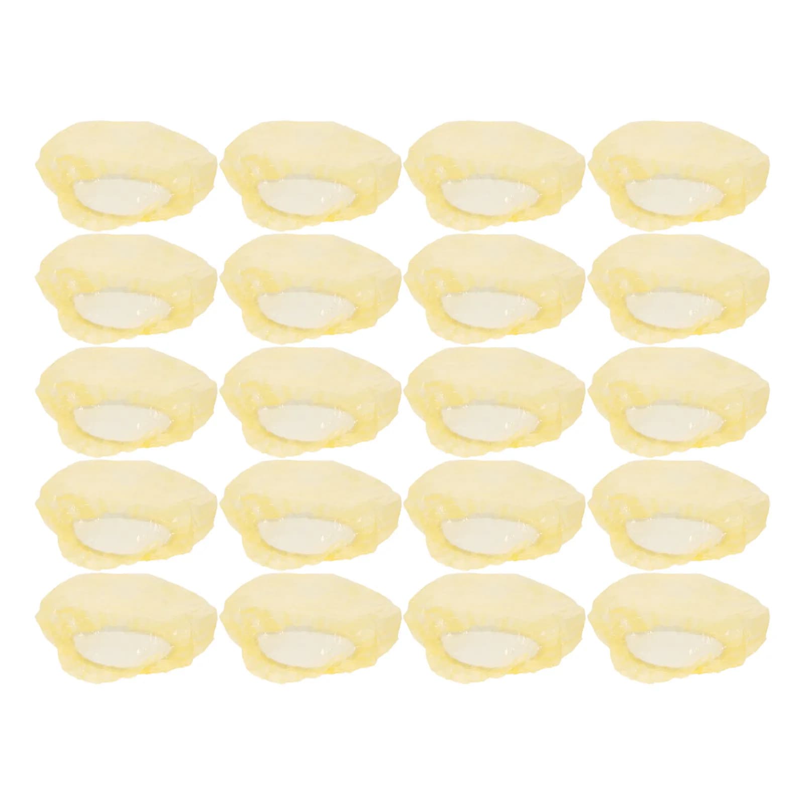 100Pcs Smoke Covers High Visibility Yellow Dust Cover for Fire Alarm Detectors Indoor Outdoor Cooking Areas