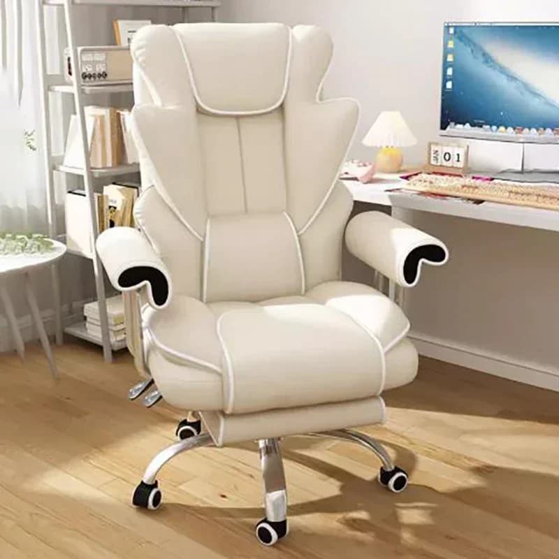 Sedia da Ufficio di Lusso in Stile Nordico, Comoda Sedia Ergonomica Relax Moderna per Gaming, Chaise Longue Estensibile Confortevole, Arredamento per Gaming