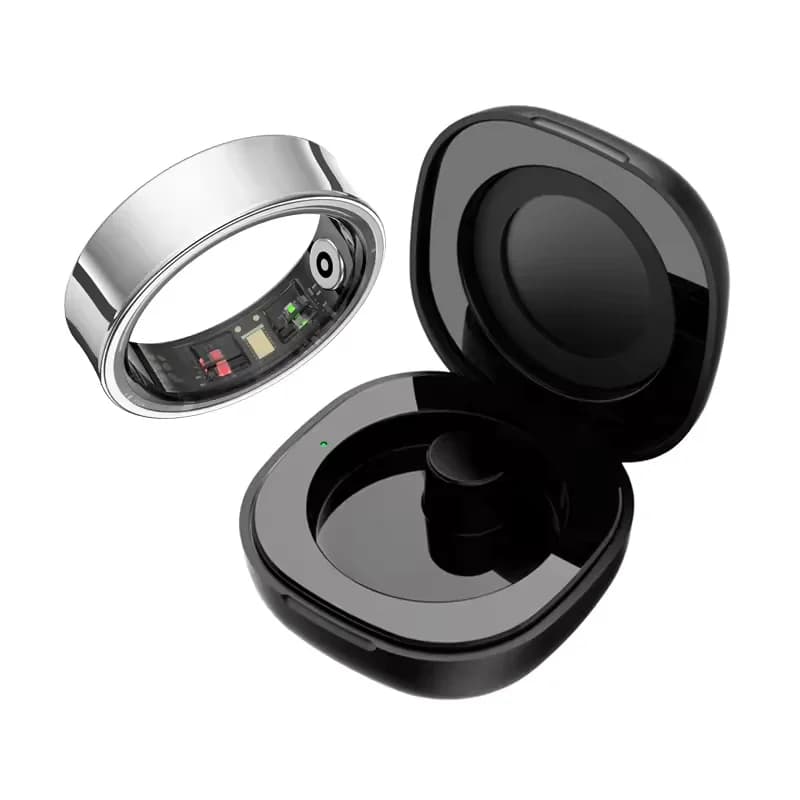2026 New Smart Ring Heart Rate Blood Pressure Sleep Monitoring Motion Tracking IP68 Waterproof Men Women Smart Ring Holiday Gi