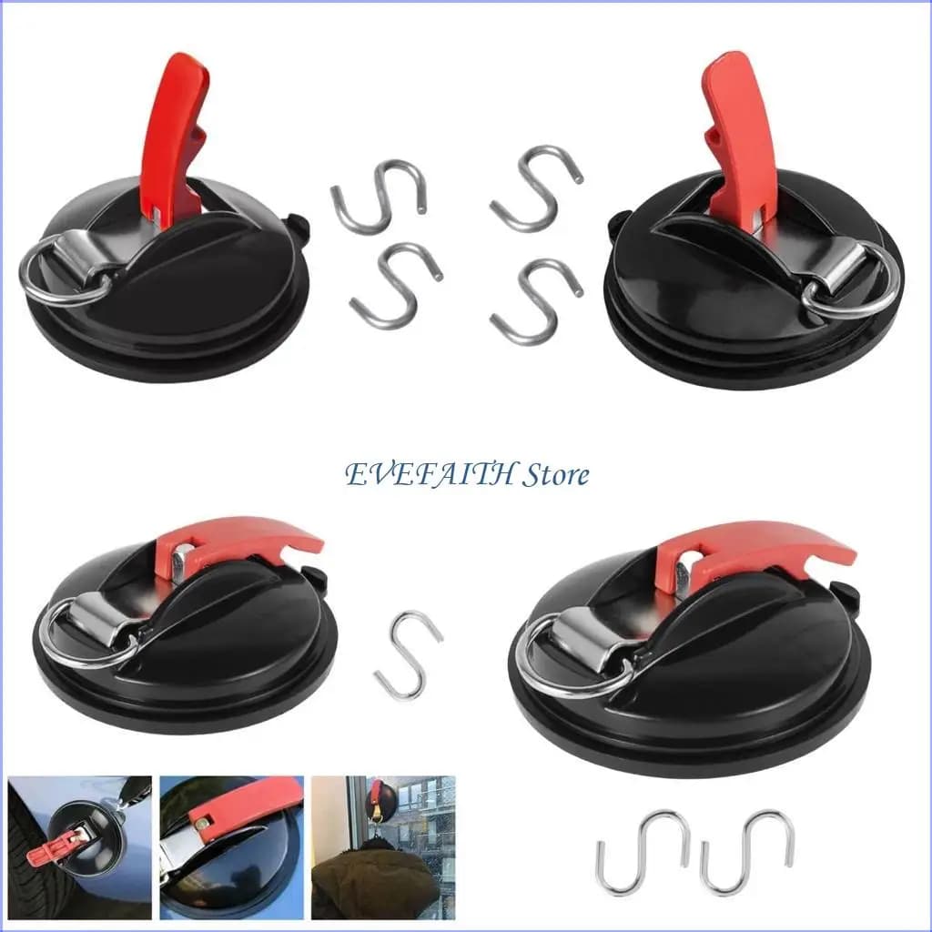 Collezione ganci a ventosa 124B, ganci adatti per sicurezza roulotte, organizzazione domestica, fissaggio da campeggio,