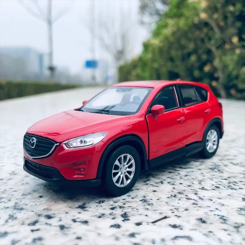 WELLY 1:36 Mazda CX-5 Hybrid Simulation Alloy Car Model Miniature Scene Matching Model Handmade Toy Festival Gift Collection