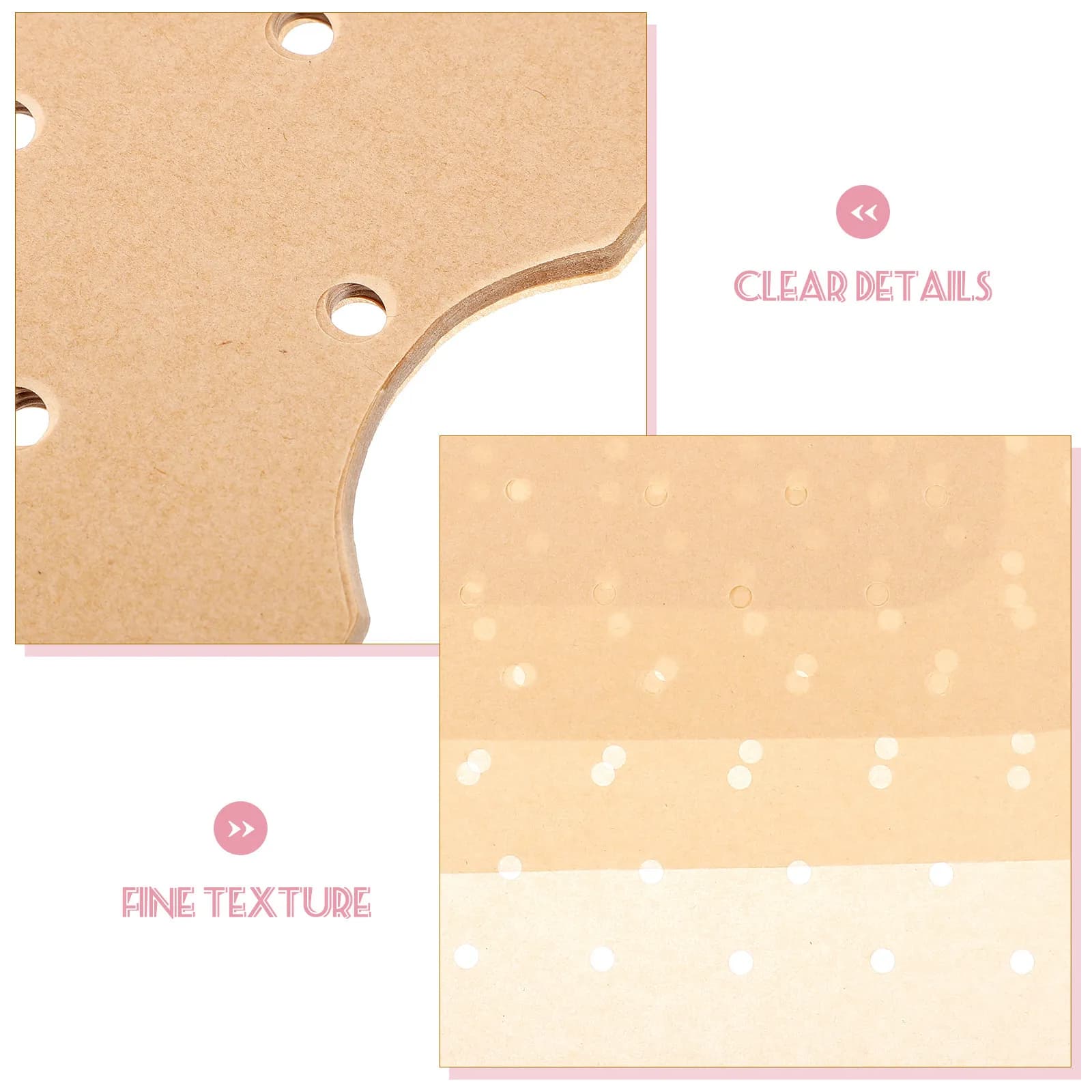 Oven paper for air fryer, disposable, rectangular, perforated, non-stick, heat resistant, for fries and chicken