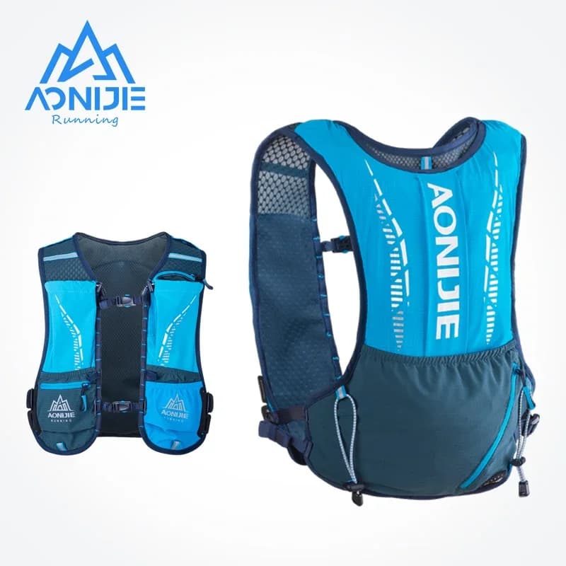 AONIJIE C9102S Ultra Vest 5L Moisturizing Backpack Bag Set of soft water bladder for hiking Trail Running Marathon Race