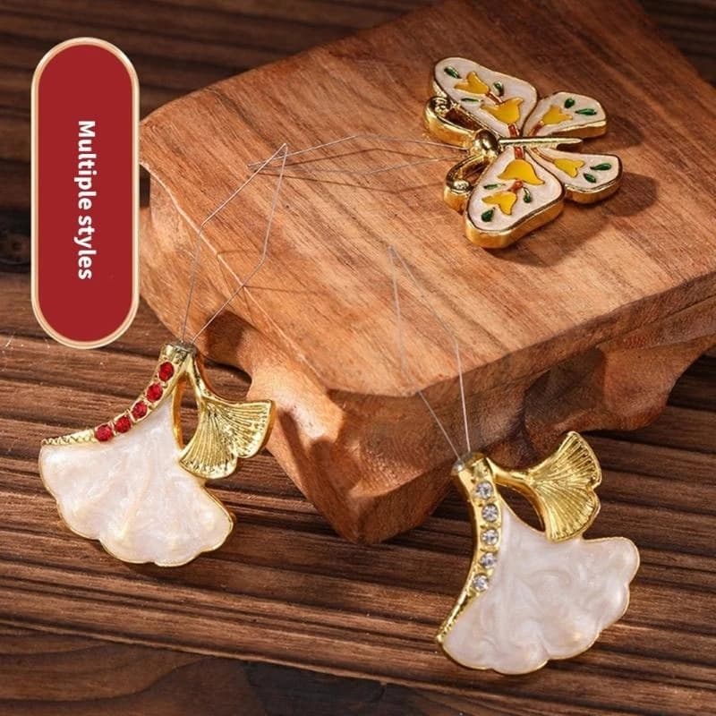 Butterfly Needle Threader Chinese Styles Needle Threader Easy to Insert Hand Sewing Needle Threader for Craft