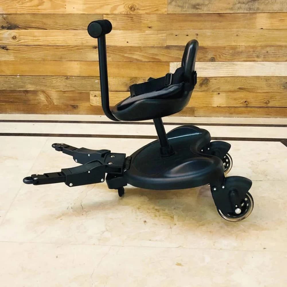 Piastra Universale per Bambini con Sedile, Poggiapiedi Ausiliario per Passeggini, Accessori per Carrozzine e Passeggini