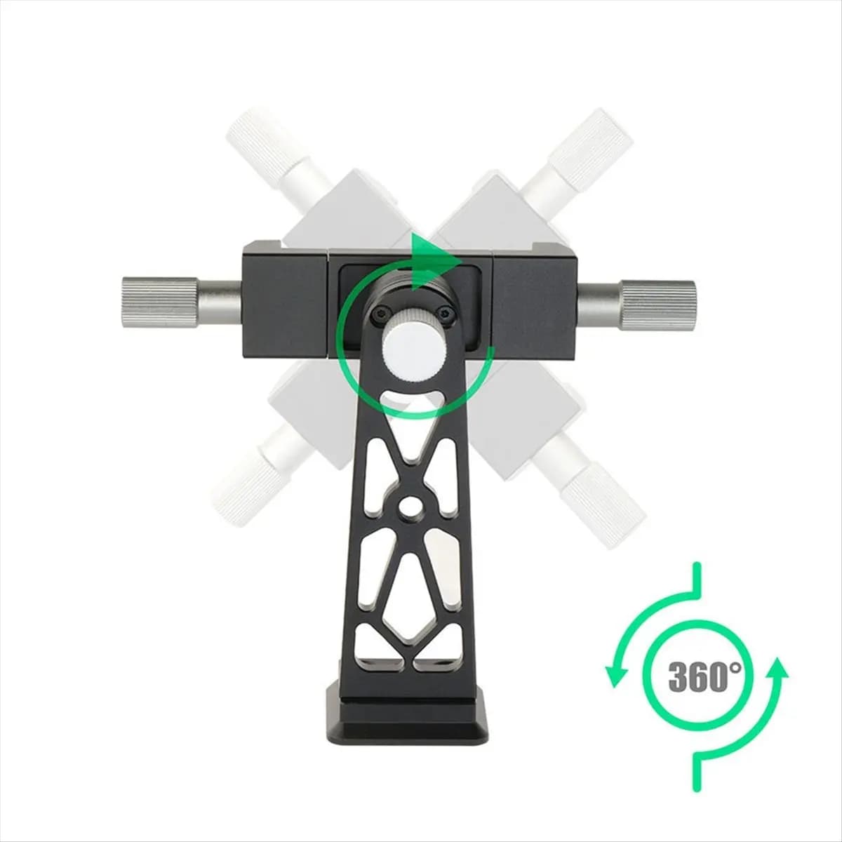 (ABDH) Camera Mounting Clip Horizontal and Vertical Shooting Cell Phone Clip Rotatable Tripod Clip Photography Tabletop Bracket
