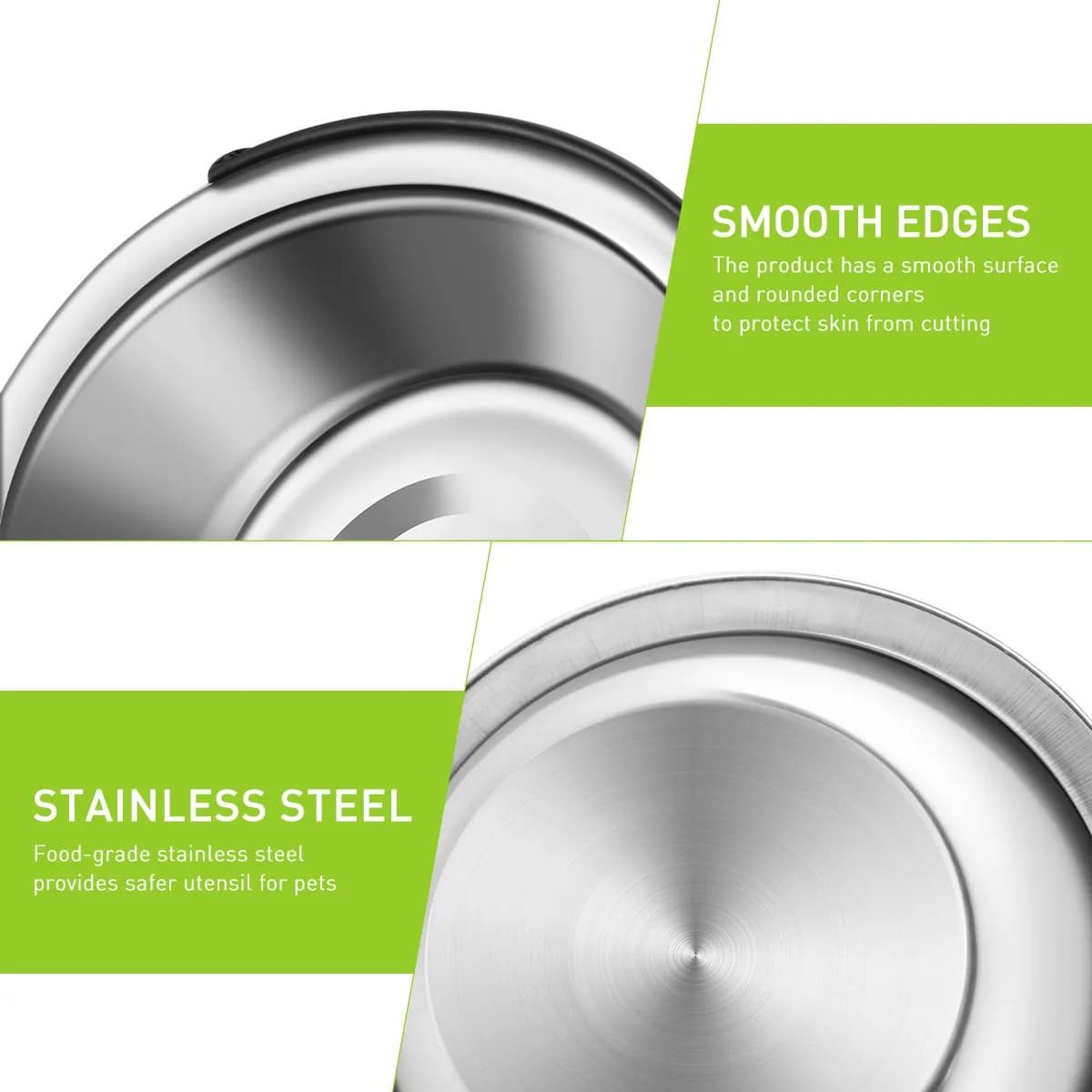 1Pcs Stainless Steel Birds Feeder Food Water Bowl Rust Resistant Bird Food and Water Cup for Small Pets Birds Feeder