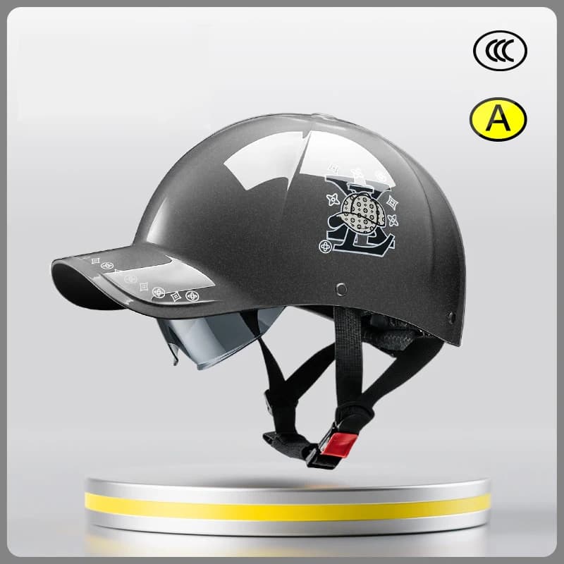 Electric Bike Helmet Bike Helmet Half Summer Horse Riding Helmet baseball cap style for men and women 2025