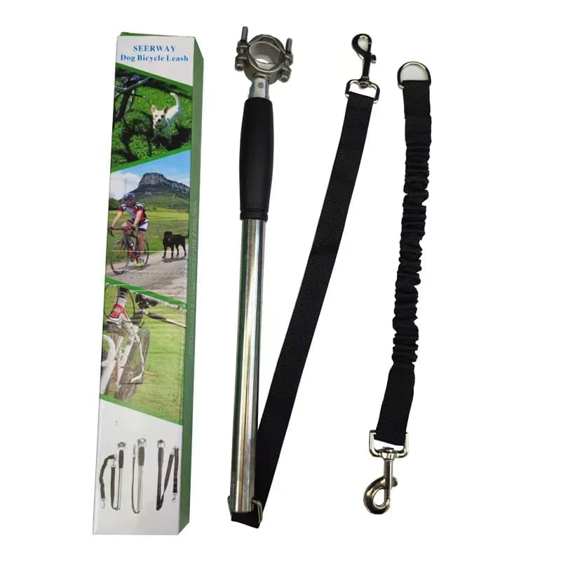 Guinzaglio Elastico in Nylon per Cani da Bicicletta, Corda di Trazione per Cani, Attacco per Bici, Guinzaglio per Animali Domestici per Camminata, Corsa, Jogging, Distanziatore Mani Libere