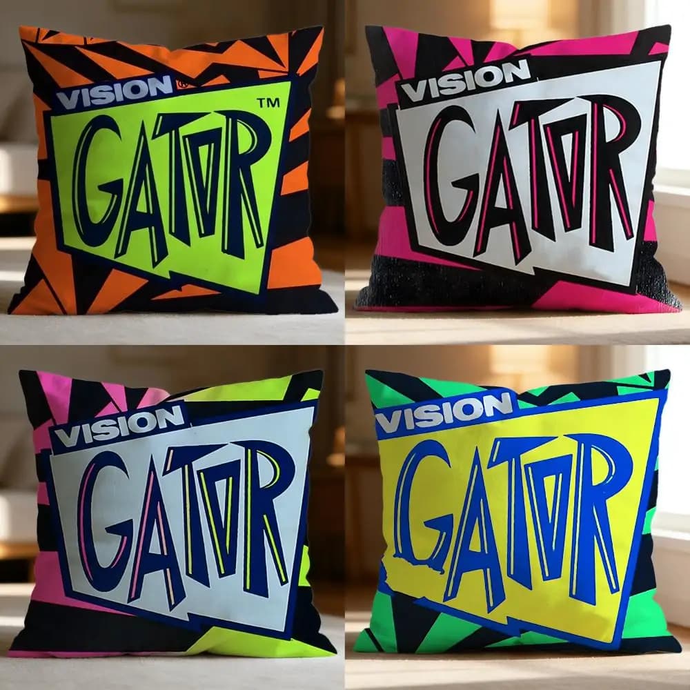 Fodera per cuscino Fashion V-VVision Street Wear, morbida e lavabile, multiuso per divano, letto, viaggi, ufficio