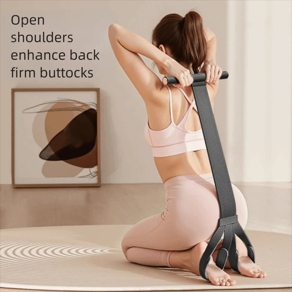 Professional Elastic Band with Handles, Reinforced Resistance Clamps Anti Rolling, Black Latex Cable Cord, Gym Equipment