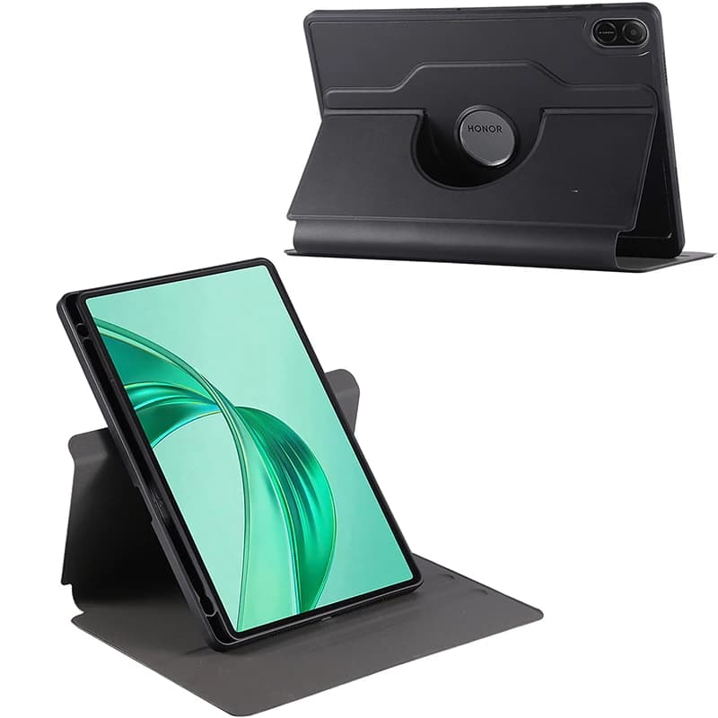 Custodia tablet in pelle PU con rotazione a 360 gradi per Huawei MatePad Pro 12.2 11.5S SE 11 10.4 Air 12 11.5 Honor Pad X8a X9 con portapenne