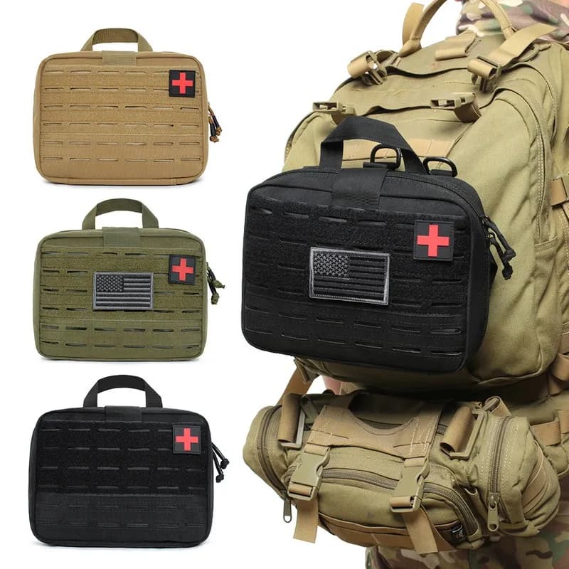 Kit di pronto soccorso esterno Kit medico portatile EDC Molle IFAK Sopravvivenza Marsupio di emergenza Kit EDC Accessori per la caccia all'aperto
