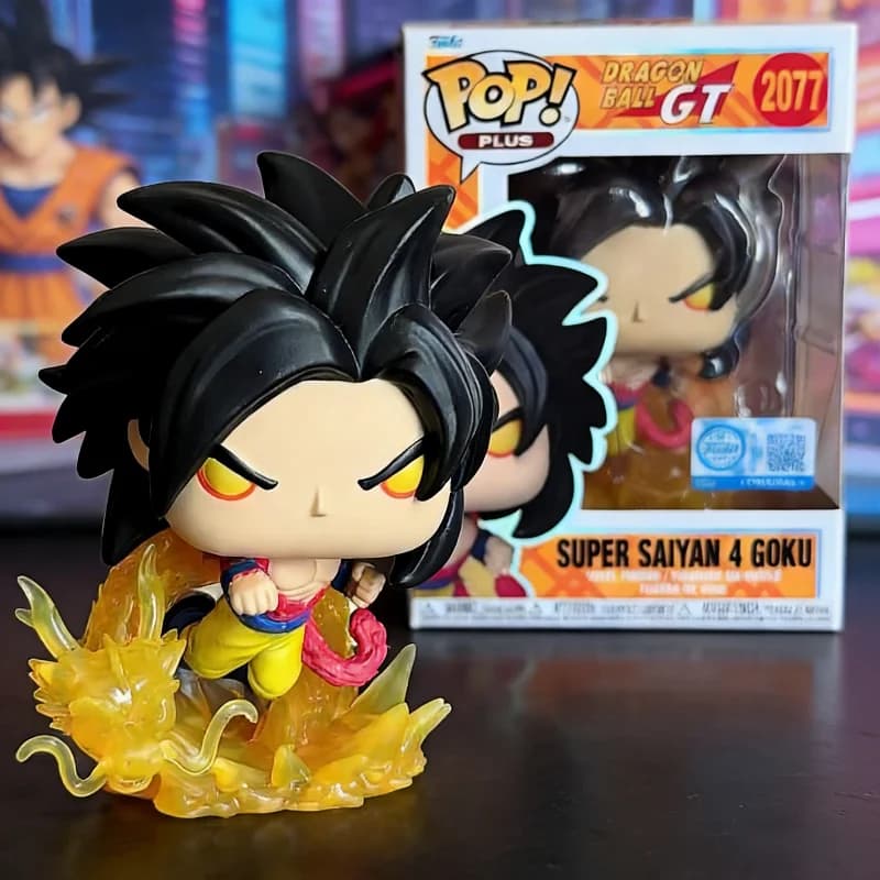 Funko POP! Originale Dragon Ball Super Saiyan 4 Goku Vegeta Gogeta Dragon Fist Action Figure Collection Giocattoli Regalo per i fan degli anime