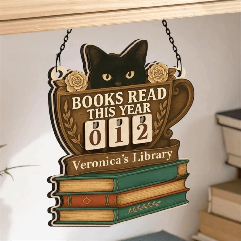 Decorazioni in Legno a Forma di Gatto, Segnapagina, Oggetti Decorativi, Regali, Blocchi Conteggio, Ciondoli, Decorazioni da Parete per Casa e Biblioteca