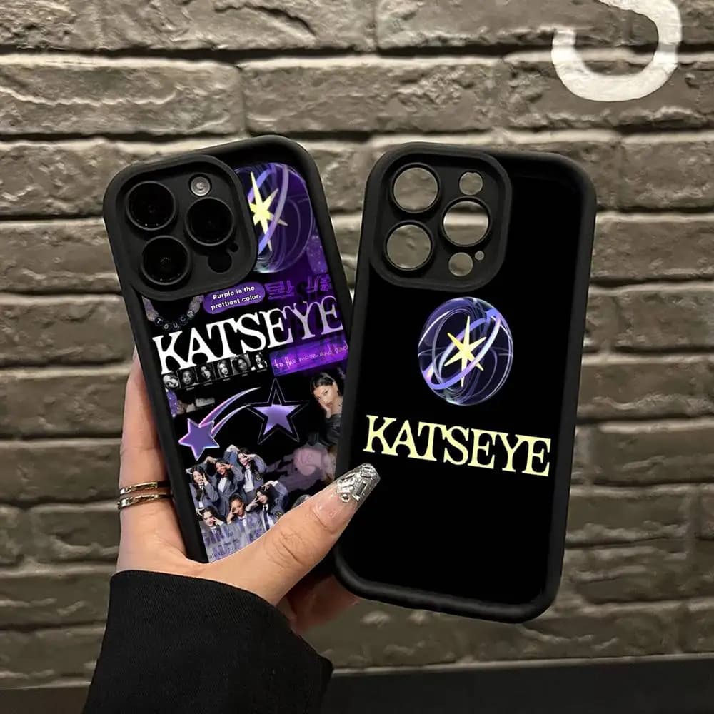 Cover per iPhone 17 16 15 14 13 Pro Max Plus 12 11 della band K-pop coreana K-katseye