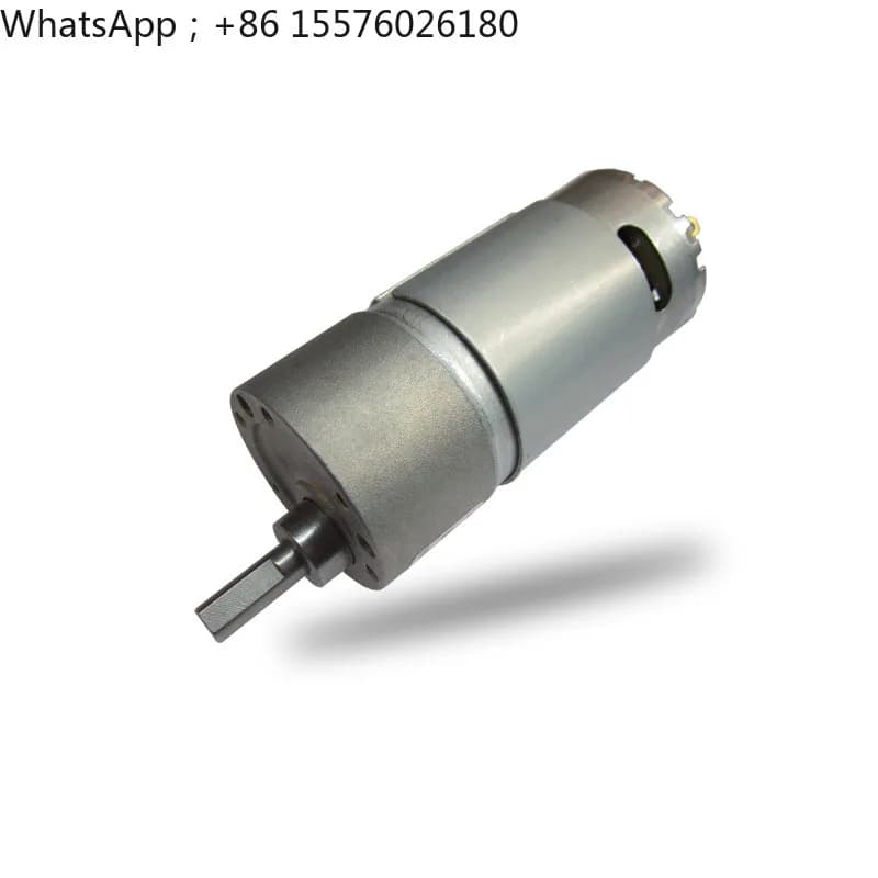 DC Gear Motor JGB37-550 Large Torque Robot Baby Carrier Motor High Power 12V Full Metal Gear