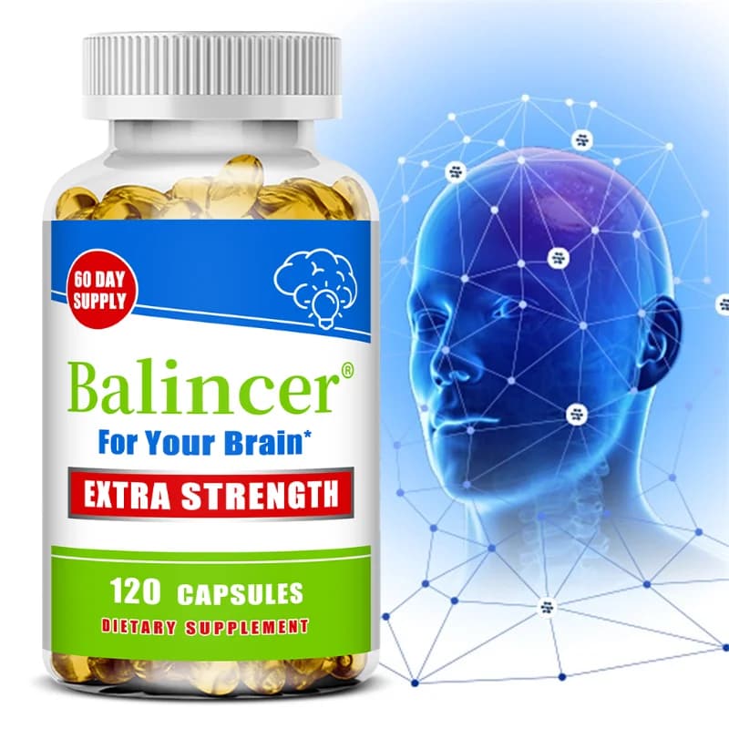 Capsule di vitamina D, integratore naturale per la salute del cervello, supporta la funzione cognitiva, la memoria, la concentrazione, il benessere immunitario e muscolare
