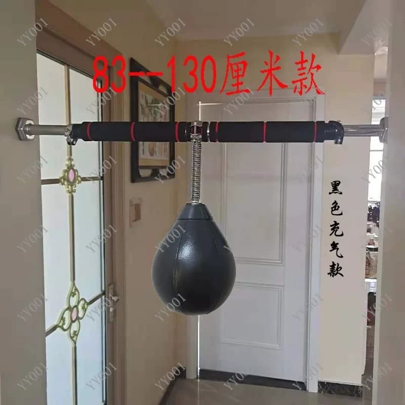 2-in-1 traction bar and fitness ball at home