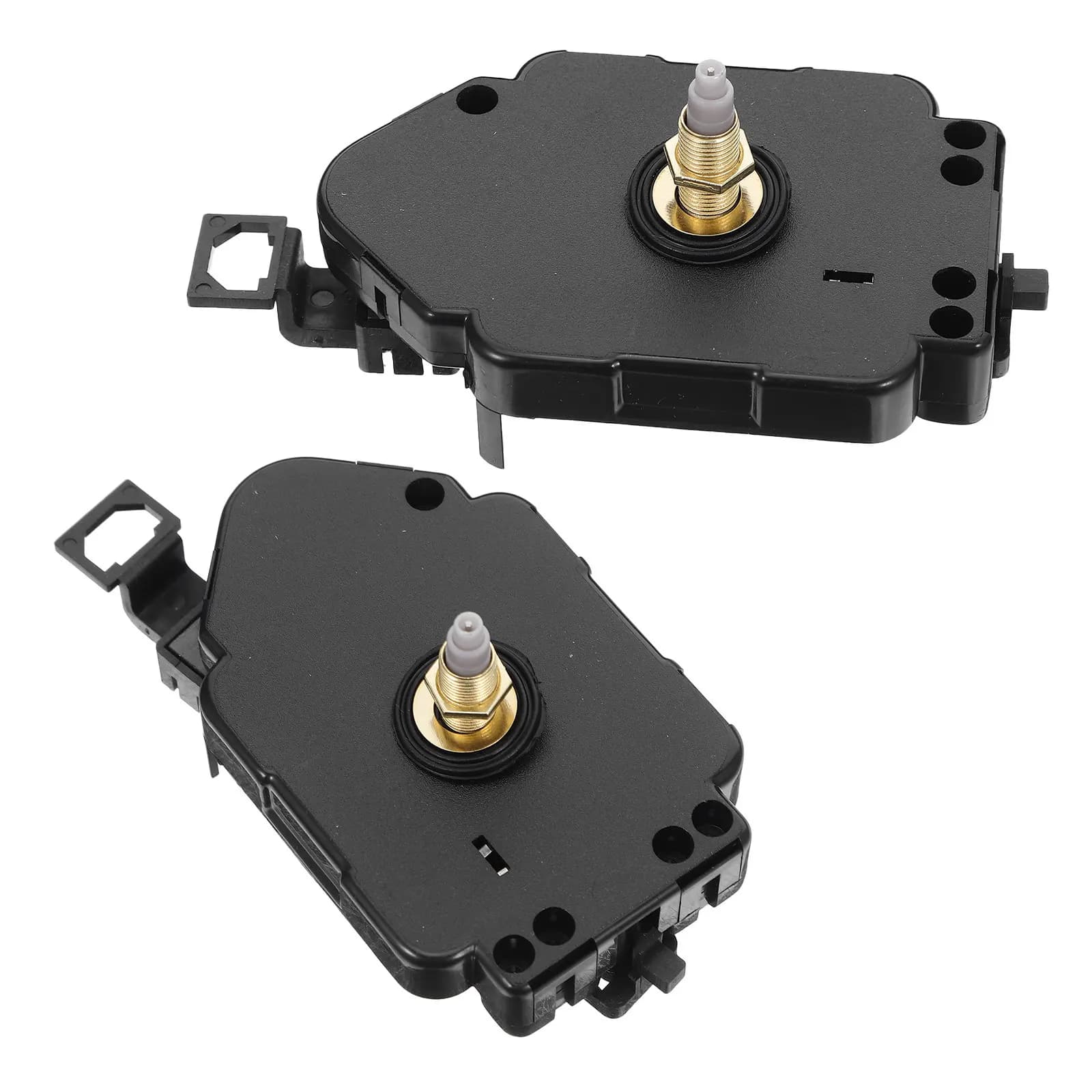 2 Pezzi Movimento a Pendolo Silenzioso 6168, Movimento per Orologio a Pendolo con Oscillazione a Scansione Sinistra e Destra, Albero Lungo 23,5 mm per Movimento Continuo