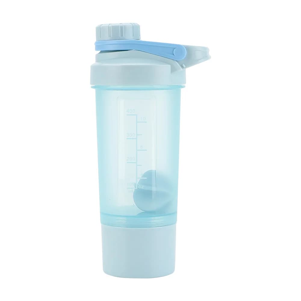 Bottiglia shaker da 13,5 once, tazze shaker sportive a prova di perdite per frullati proteici, bottiglia shaker per pre allenamento e viaggiare
