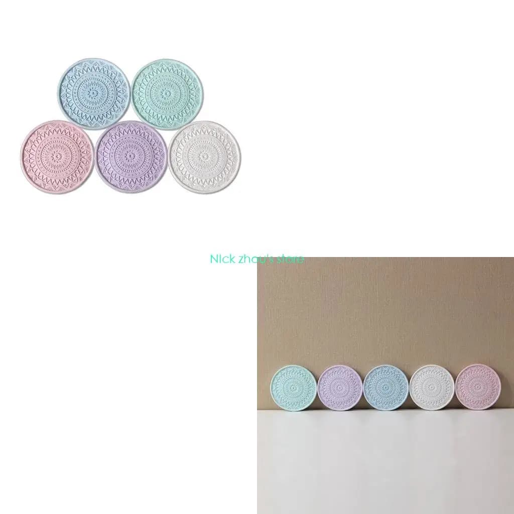 E15E Mandala fai da te stampo fatto in casa sottobicchiere cristallo gocciolante per vassoio creativo in silicone Mo
