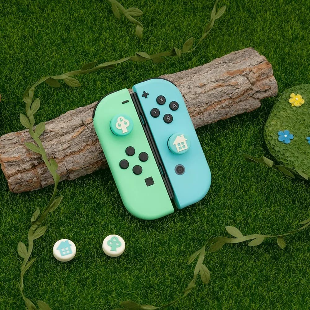 GeekShare tappi impugnatura in Silicone per Nintendo Switch Tree House Joy-con Joystick Caps per Switch OLED Gamepad custodia levetta