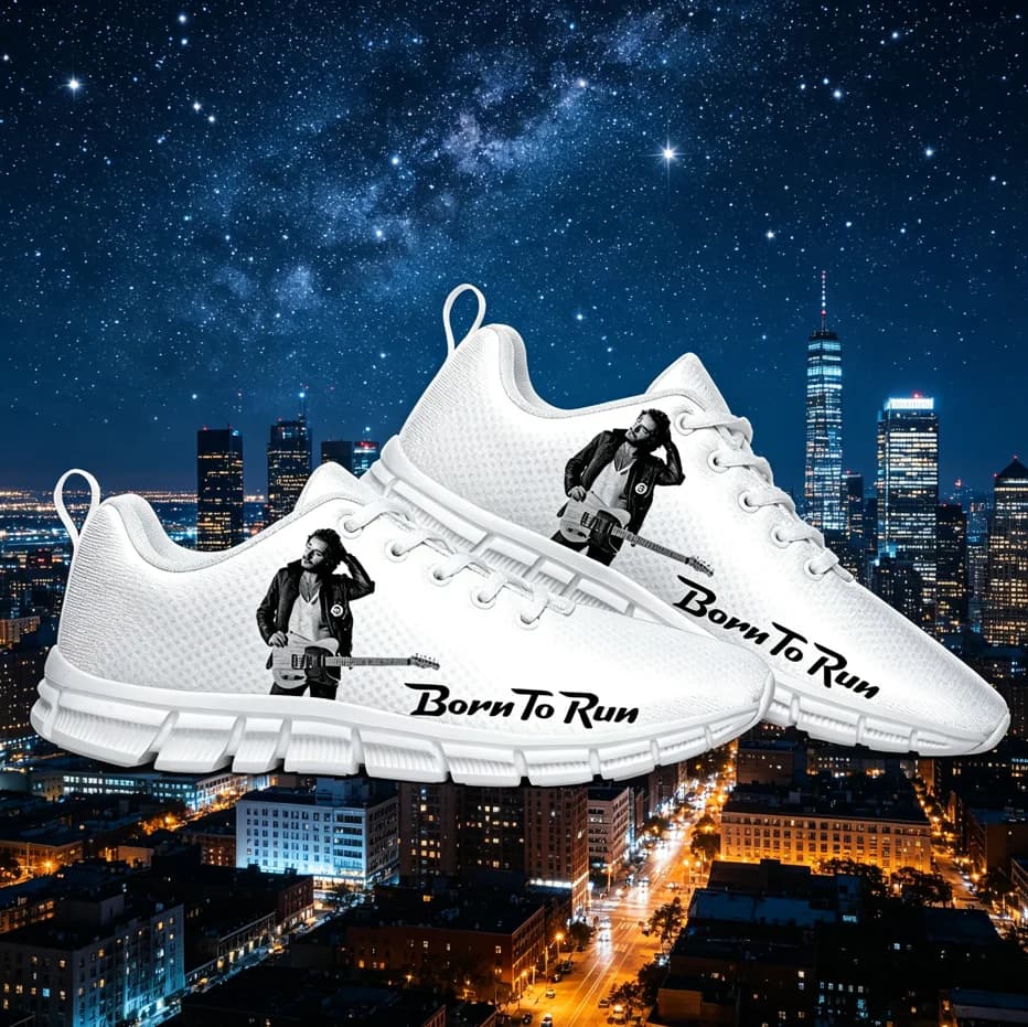 Born to Run, sneakers unisex traspiranti, antiscivolo e leggere in stile street, calzature sportive casual classiche, adatte per tutti i giorni
