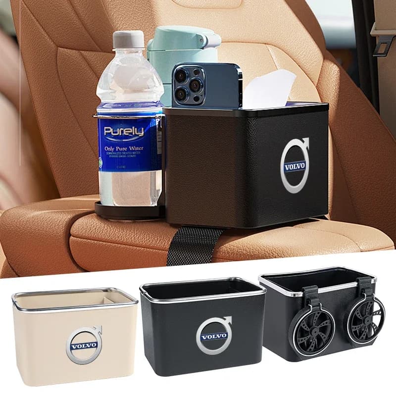 Multifunction Organizer for Cars, Box for Arms, Accessories for Interior Cars for Volvo V40 V60 V90 XC40 XC60 XC90