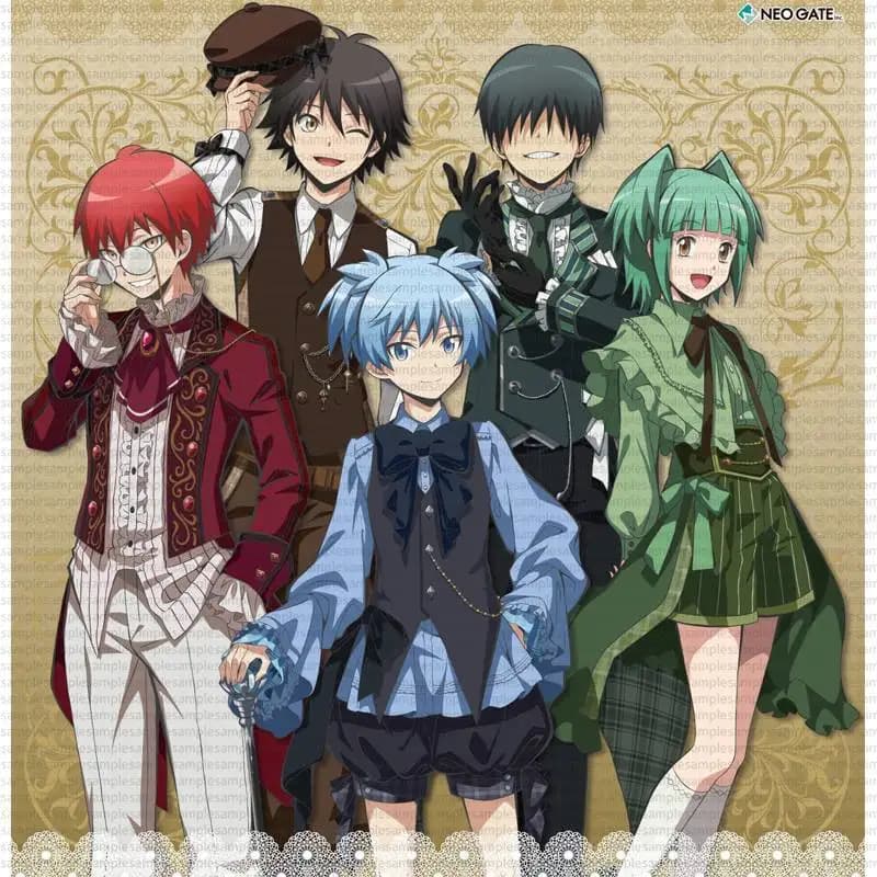 Assassination Classroom Lolita Fashion Ver. Acg Stand Karma Akabane Figure Acrylic Stand Nagisa Shiota Standing Plate Kaede Toys