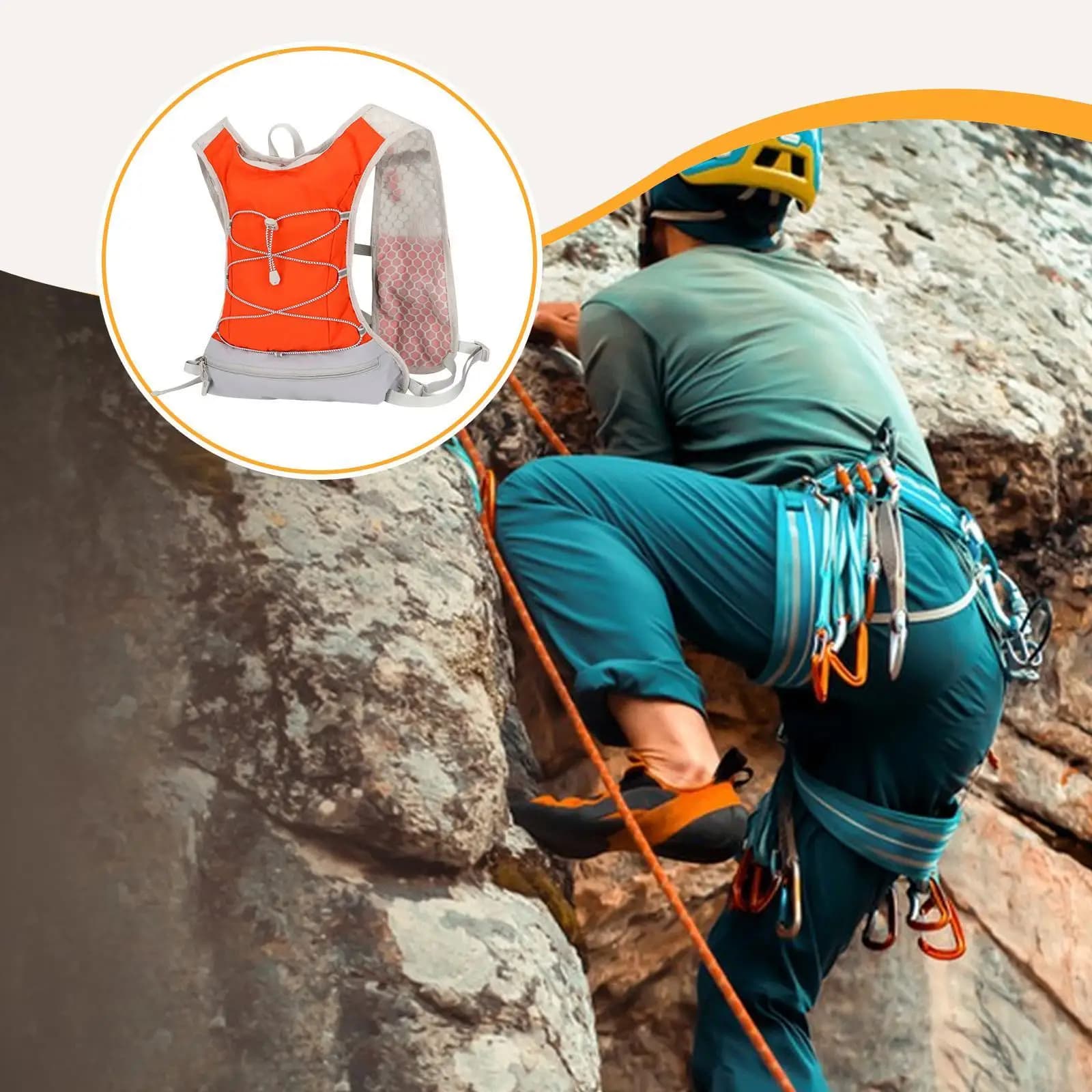Sports Hydrating Backpack for Jogging, Marathon and Alpinism