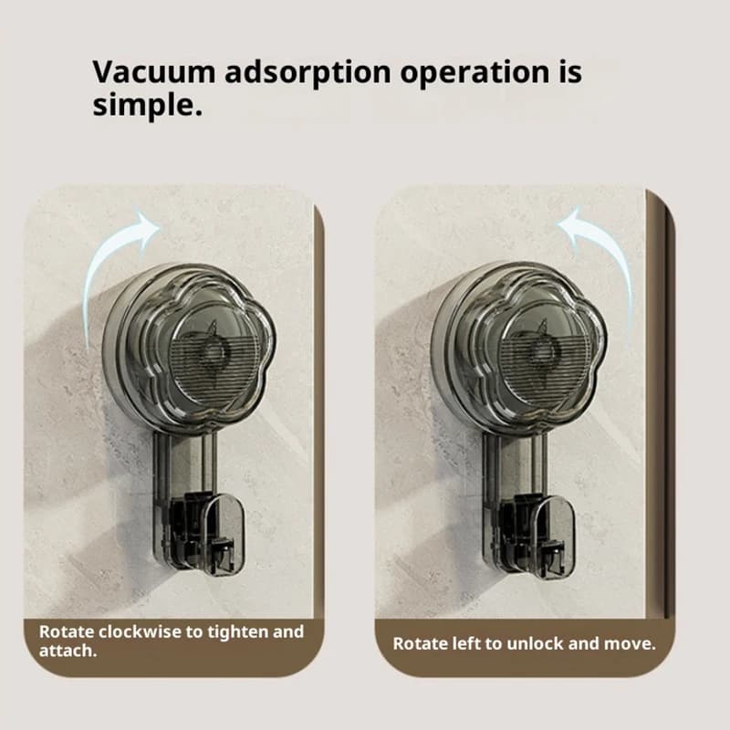 Fashion Flower Shape Powerful Suction Cup Hooks Vacuum Reusable Shower Hooks Heavy Duty Clothes Hook Traceless Clothes Hook
