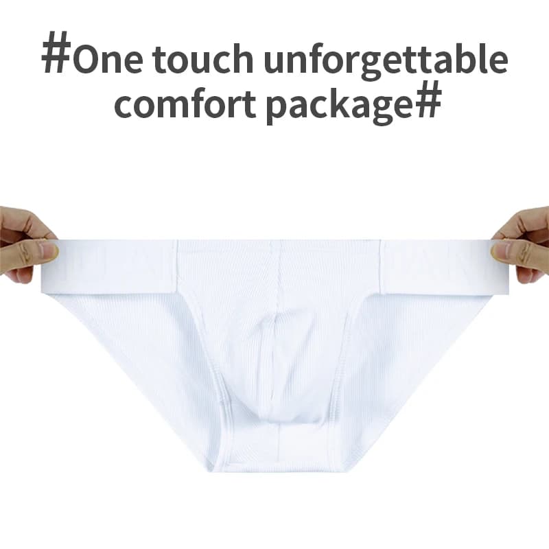 1/3Pcs Cotton Sexy Man's Underwear Briefs Low Waist Men Briefs Underpants Large Crotch Pouch Panties Slip Bikini Jockstrap Brief