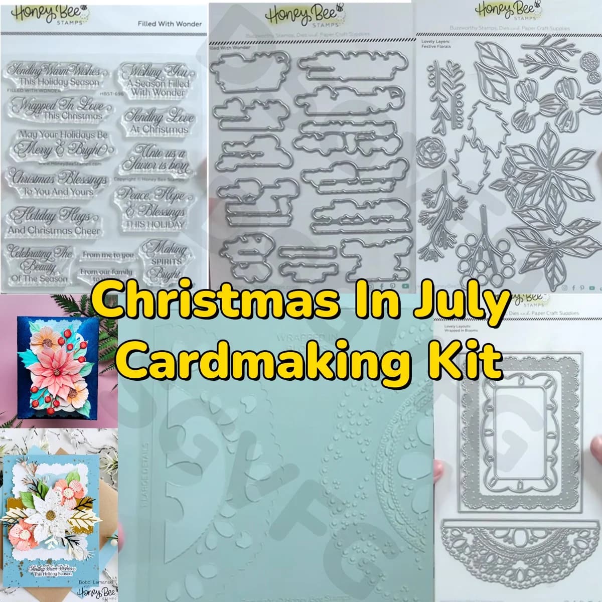 Christmas In July Cardmaking Kit Clear Stamps Cutting Dies Stencil For DIY Scrapbook Craft Handmade Decoration Card 2026 New