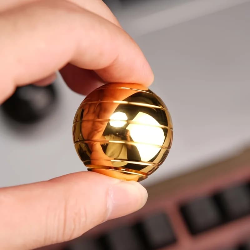 Ornamenti da scrivania rotanti cinetici, Fidget Spinner, ornamenti per ufficio per adulti, ornamenti di rotazione dell'illusione ottica