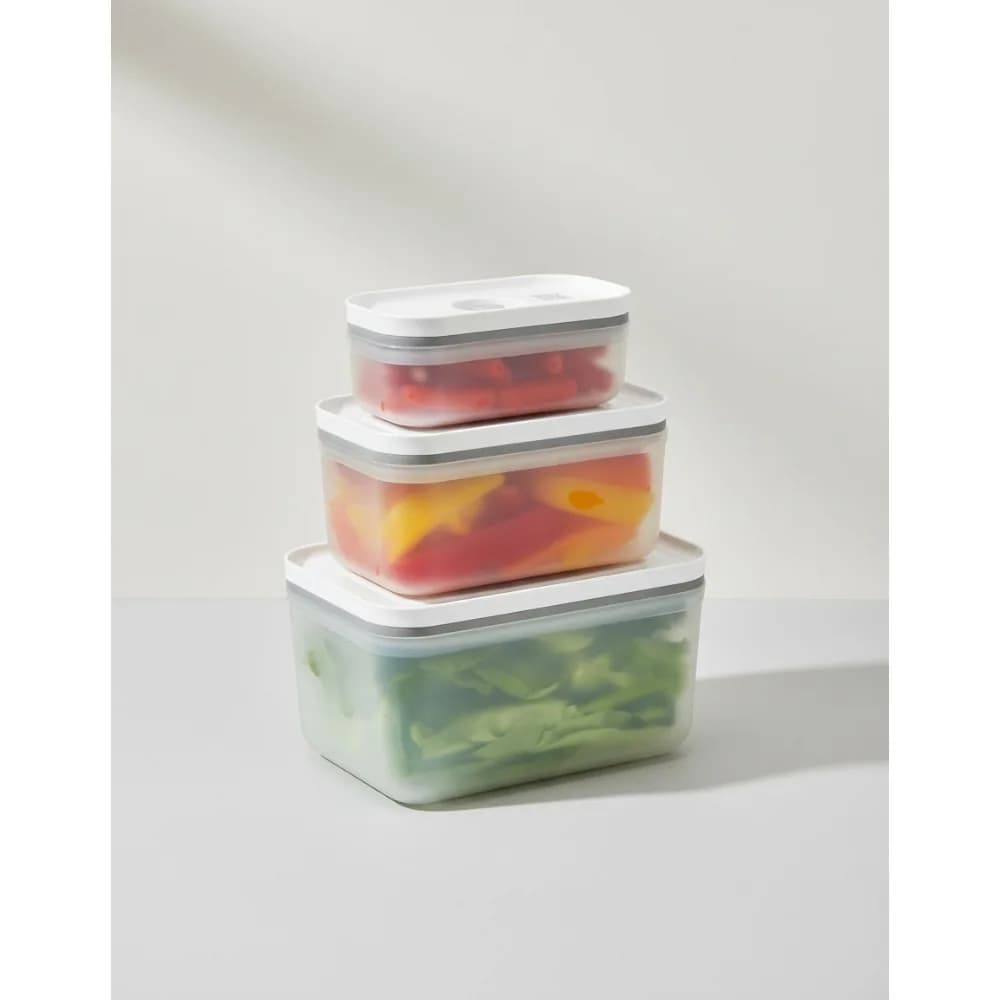 Contenitori per alimenti senza BPA, set per la preparazione dei pasti sottovuoto, dimensioni assortite per la freschezza