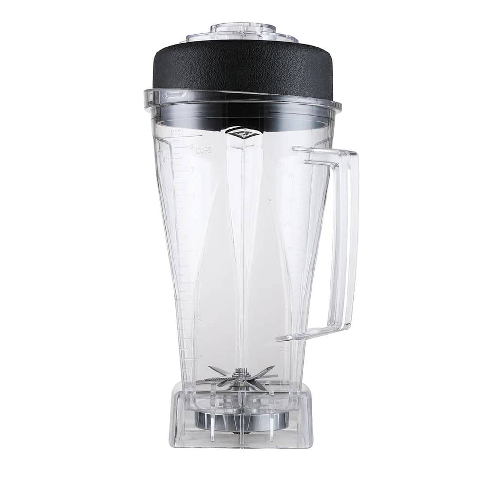 2L BPA Free Unbreakable Round Square PC Blender Jar Stainless Steel Blades Electric Replacement