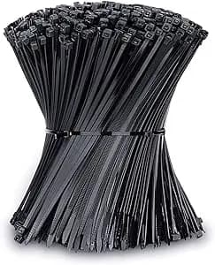 500 pezzi di gestione dei cavi assortiti elementi di fissaggio per fornitura industriale fascette per cavi in plastica organizer fascette per cavi elettrici in nylon