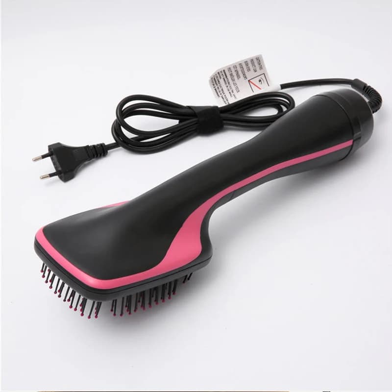 Hot Sale Hair comb One Step Negative Ion Hair Dryer Curling Straight Wet and Dry Straight Bigodino Hot Air Comb